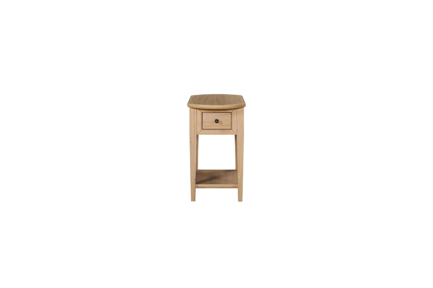 Suede Chairside Table