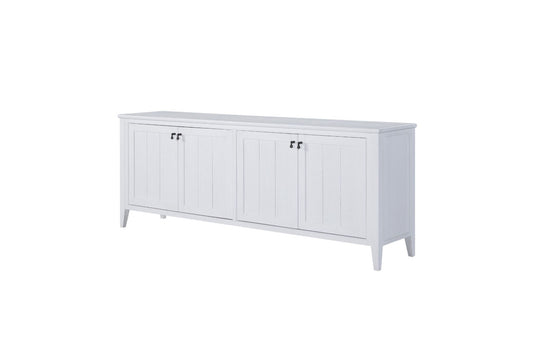 Ivory 84" Console with Power outlet