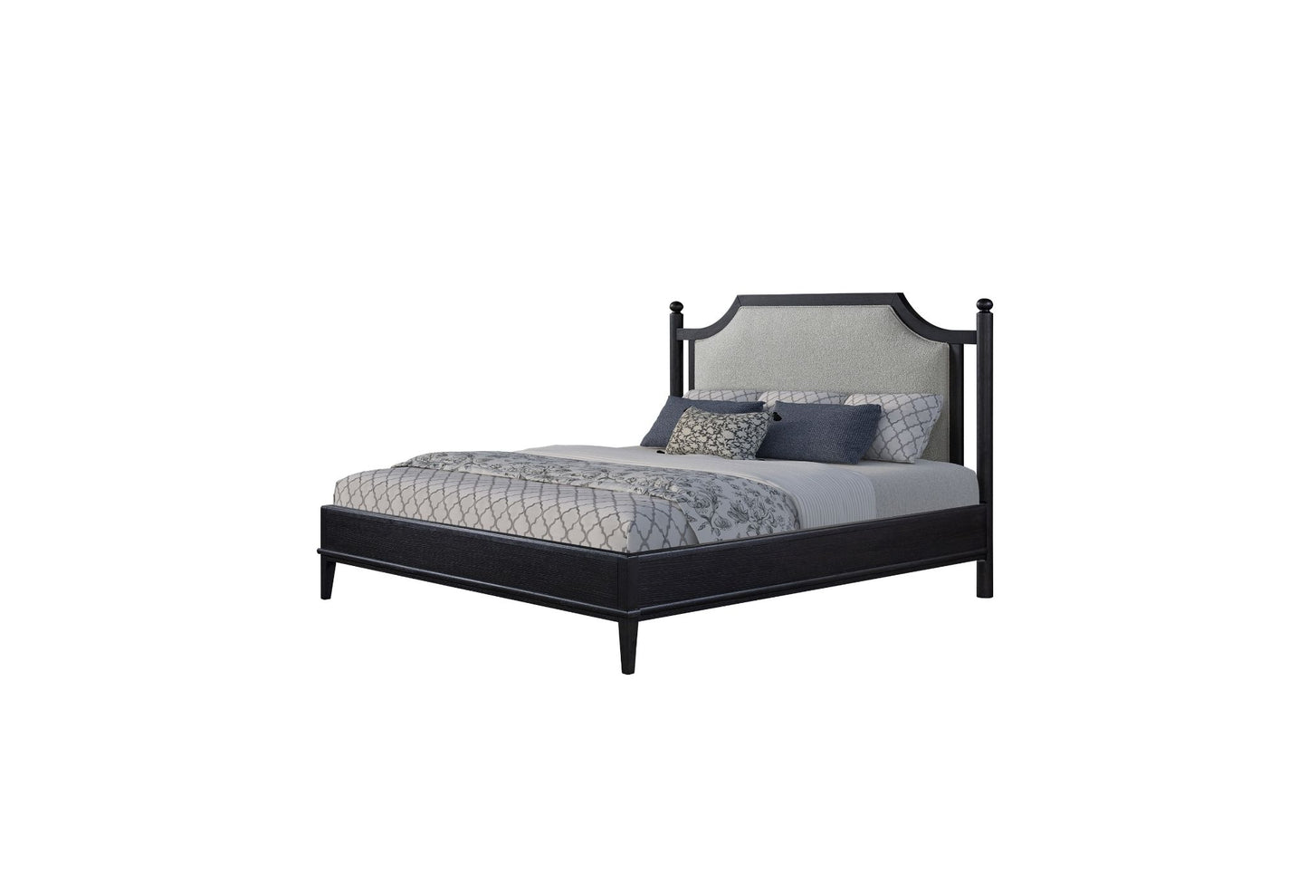 Ebony Upholstered Bed