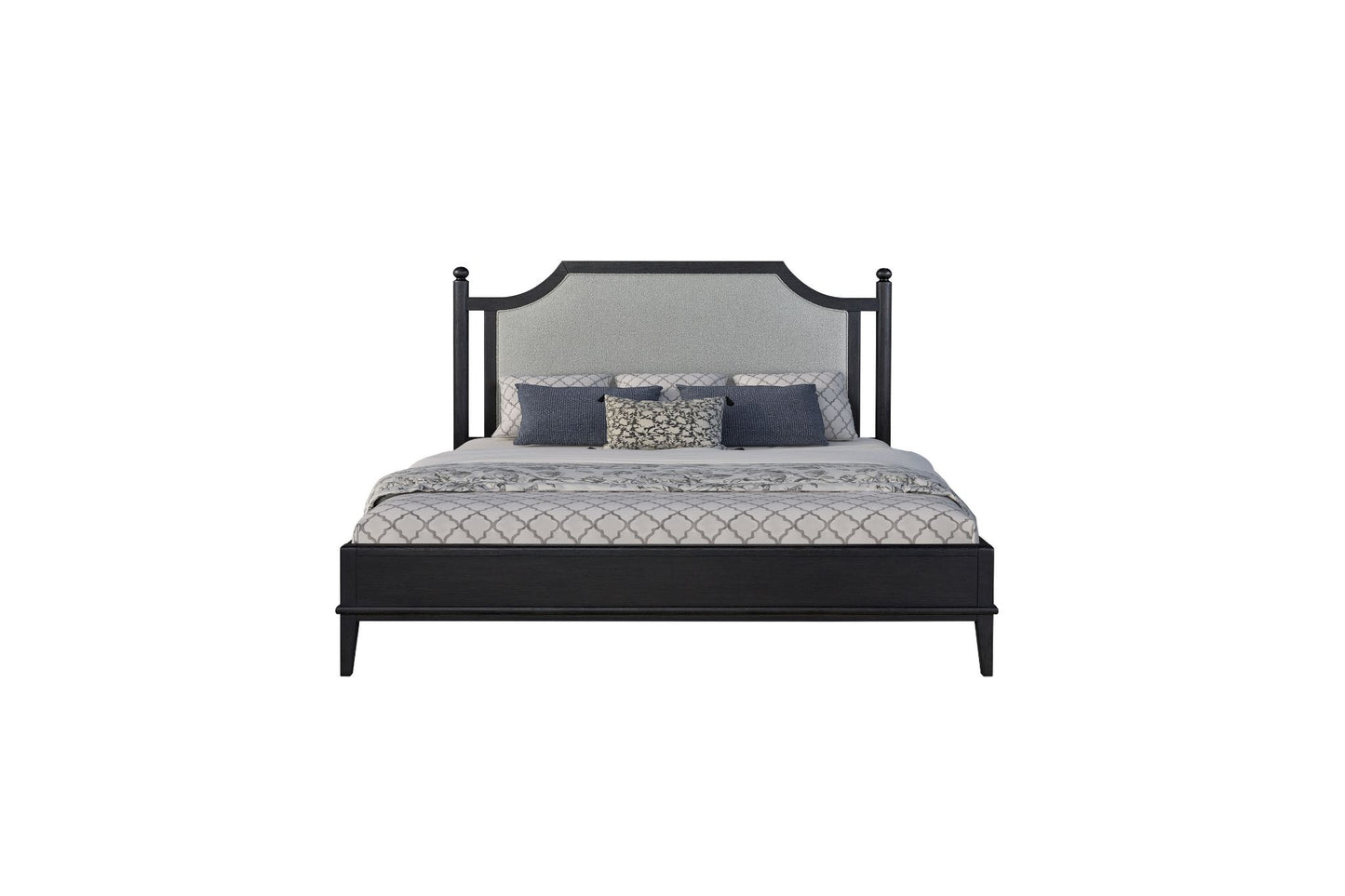 Ebony Upholstered Bed