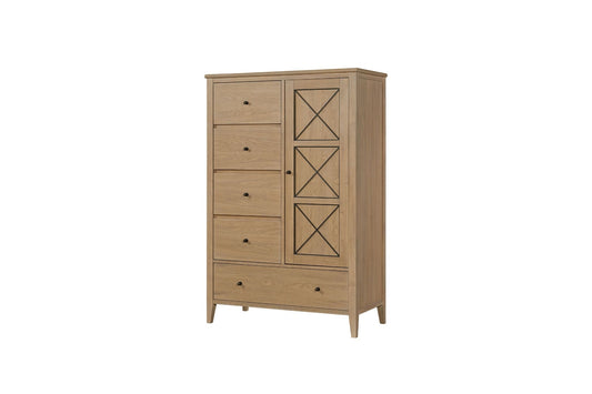 Suede Door Chest