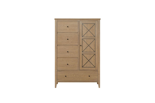 Suede Door Chest