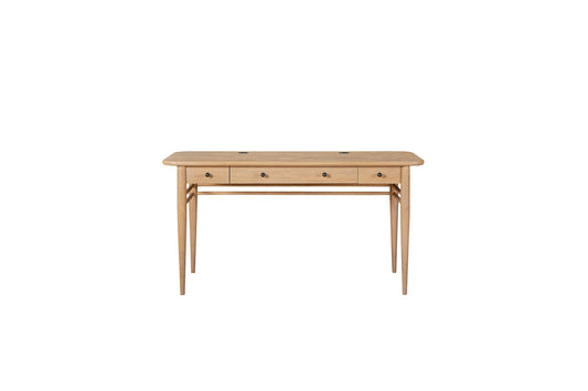 Suede Desk with Power outlet