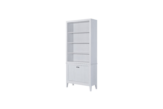 Ivory 2 Piece Bookcase