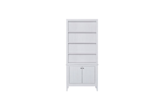 Ivory 2 Piece Bookcase