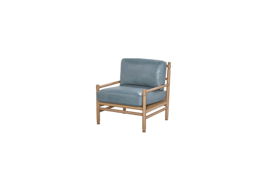 Mist Leather Accent Chair