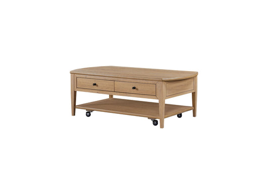 Suede Cocktail Table