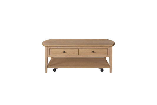 Suede Cocktail Table