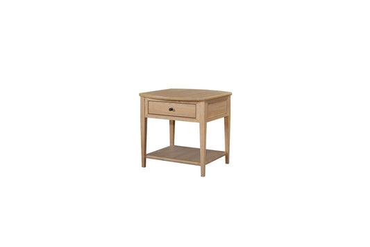 Suede End Table