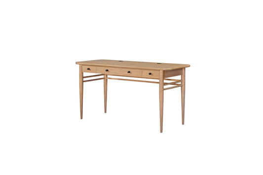 Suede Desk with Power outlet
