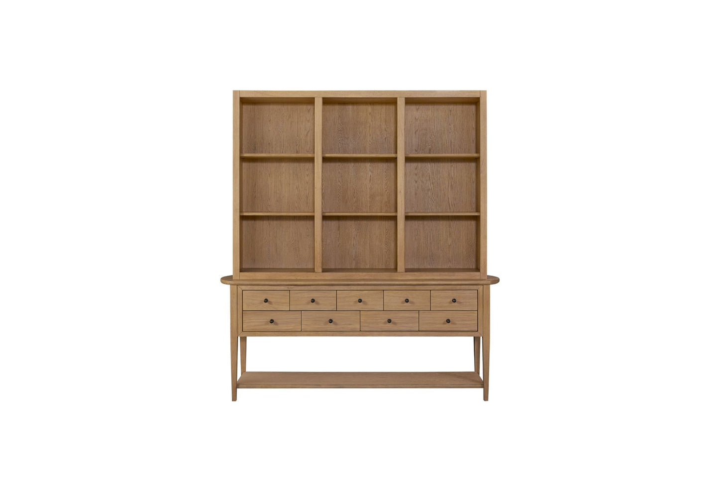 Suede  2 Piece Credenza & Hutch