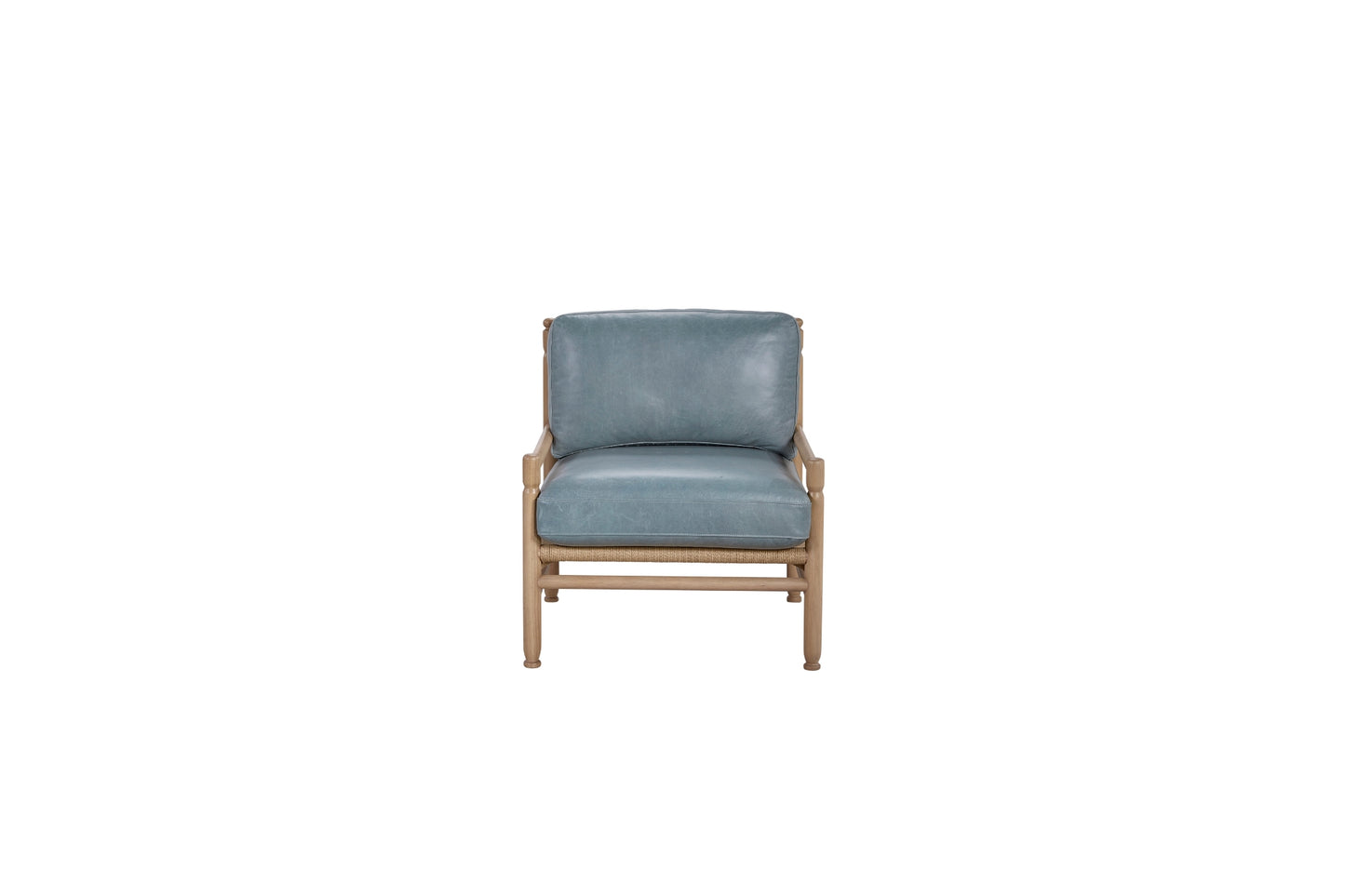 Mist Leather Accent Chair