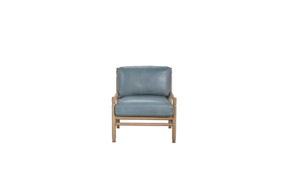 Mist Leather Accent Chair