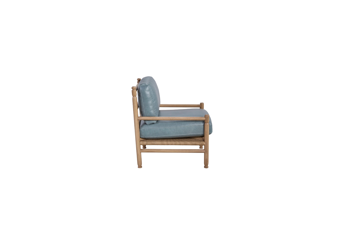 Mist Leather Accent Chair