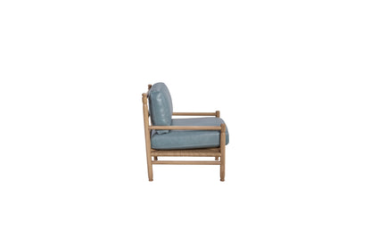 Mist Leather Accent Chair